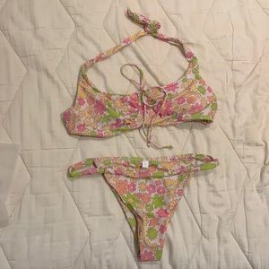 NWT Aurelle pink SID Bikini size L